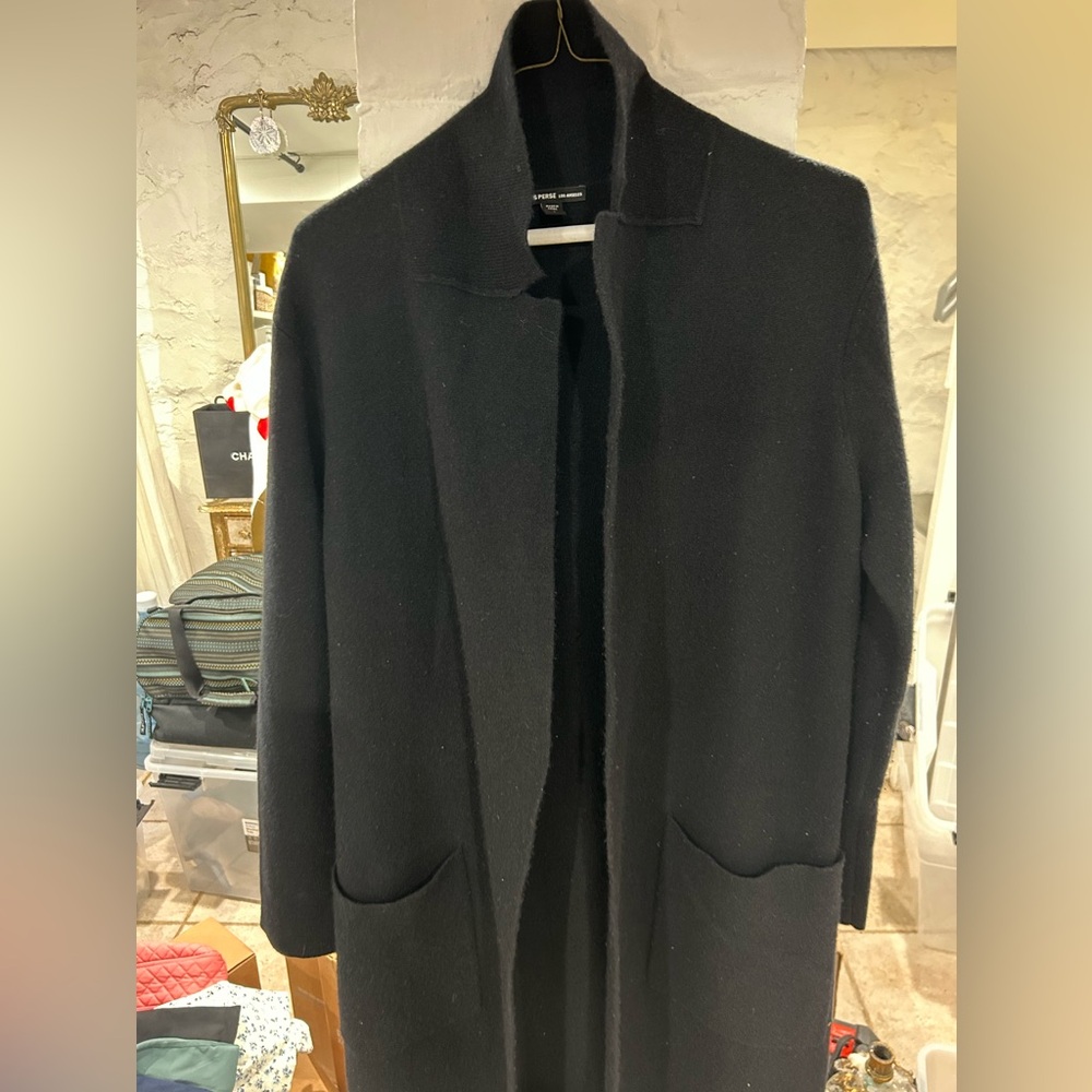 JAMES PERSE CASHMERE SHAWL COLLAR COAT